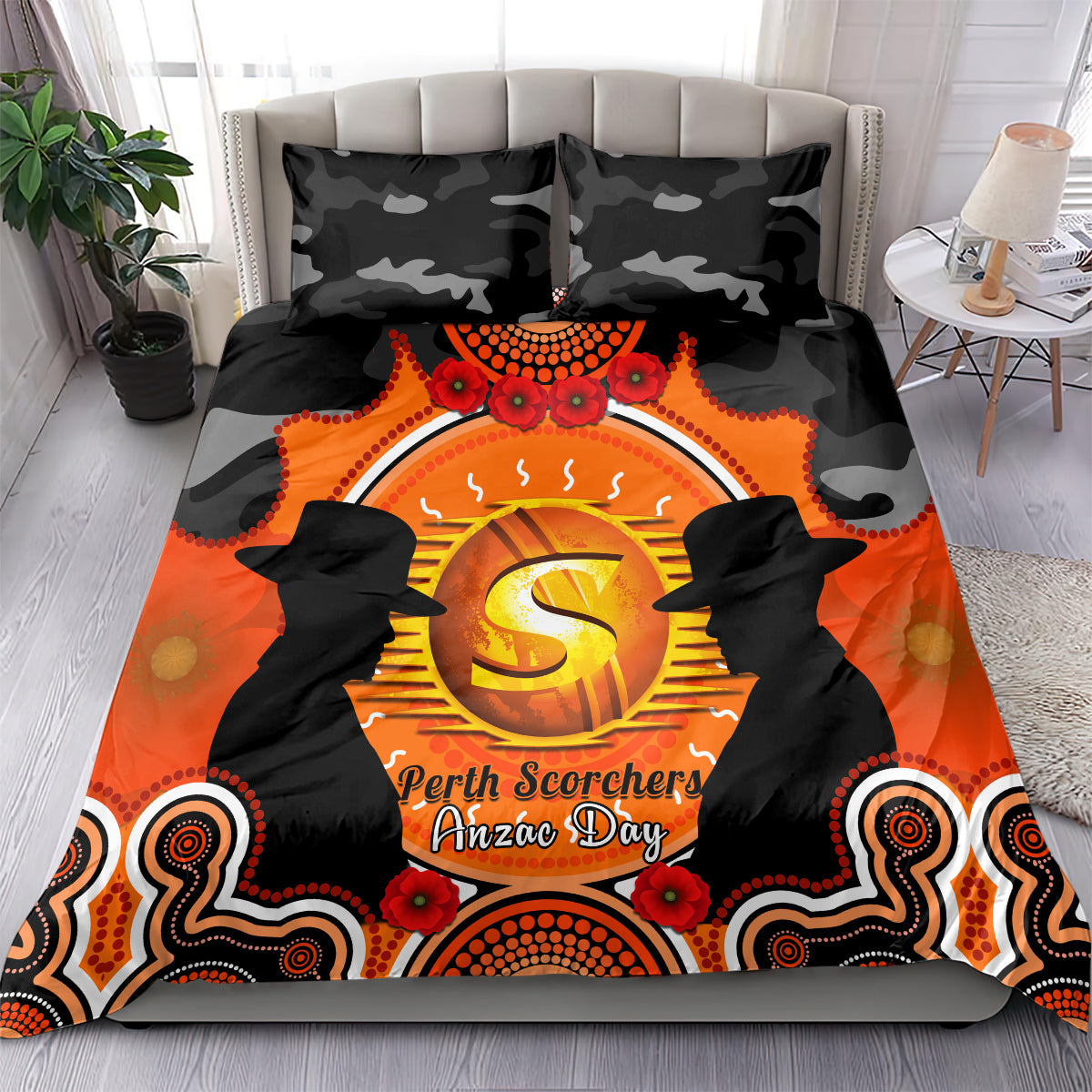 perth-scorchers-anzac-2024-bedding-set-lest-we-forget-poppy-mix-camouflage