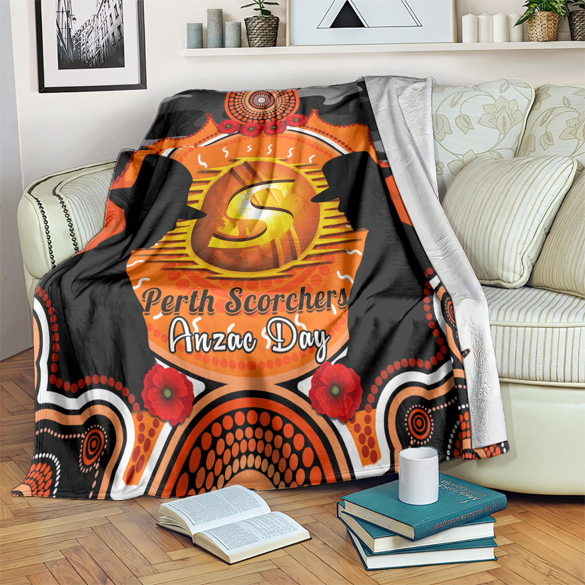 perth-scorchers-anzac-2024-blanket-lest-we-forget-poppy-mix-camouflage