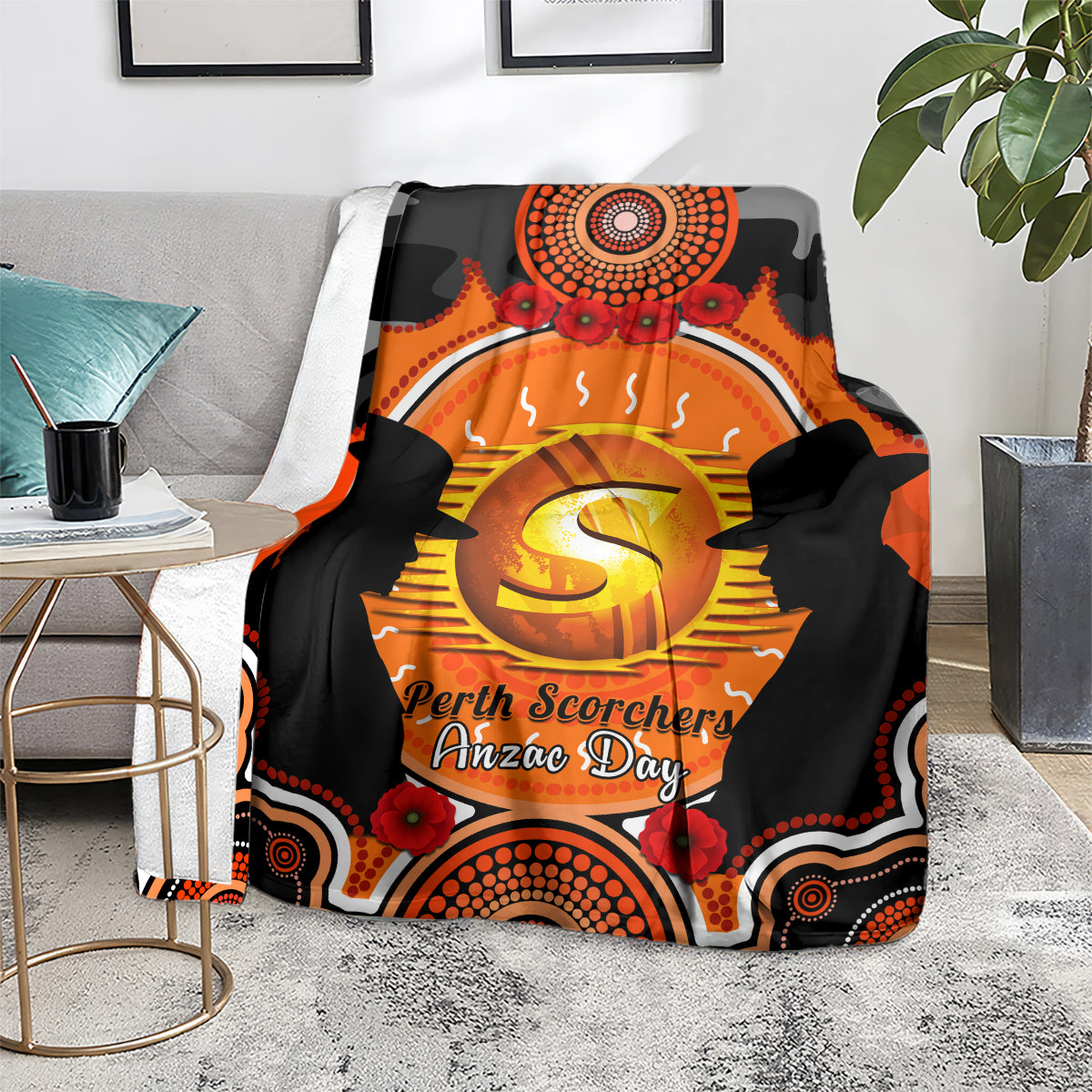 perth-scorchers-anzac-2024-blanket-lest-we-forget-poppy-mix-camouflage