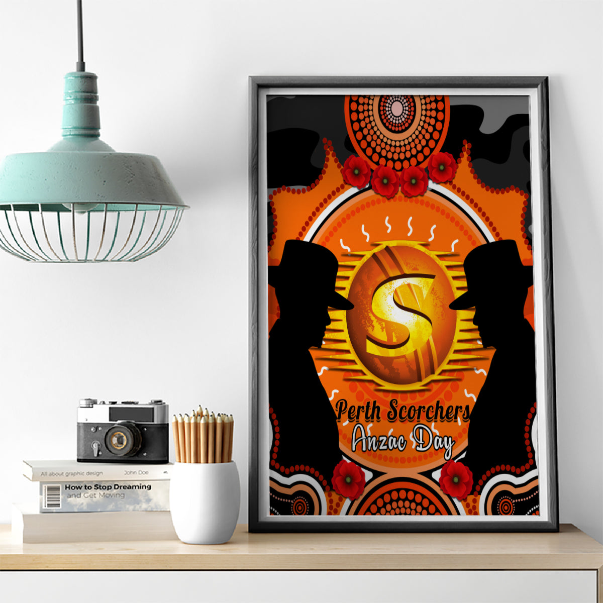 perth-scorchers-anzac-2024-canvas-wall-art-lest-we-forget-poppy-mix-camouflage