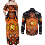 perth-scorchers-anzac-2024-couples-matching-off-shoulder-maxi-dress-and-long-sleeve-button-shirt-lest-we-forget-poppy-mix-camouflage