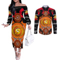 perth-scorchers-anzac-2024-couples-matching-off-the-shoulder-long-sleeve-dress-and-long-sleeve-button-shirt-lest-we-forget-poppy-mix-camouflage