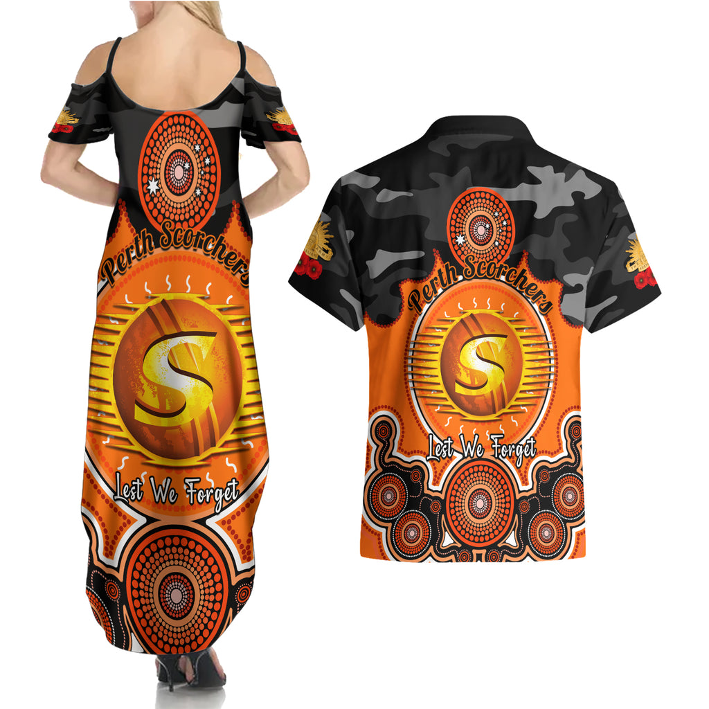 perth-scorchers-anzac-2024-couples-matching-summer-maxi-dress-and-hawaiian-shirt-lest-we-forget-poppy-mix-camouflage