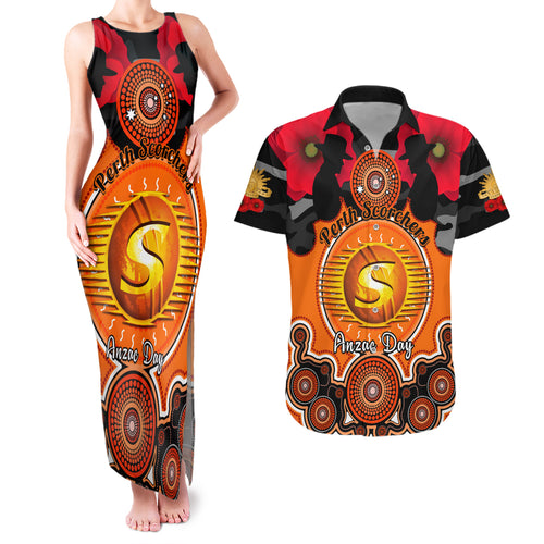 perth-scorchers-anzac-2024-couples-matching-tank-maxi-dress-and-hawaiian-shirt-lest-we-forget-poppy-mix-camouflage