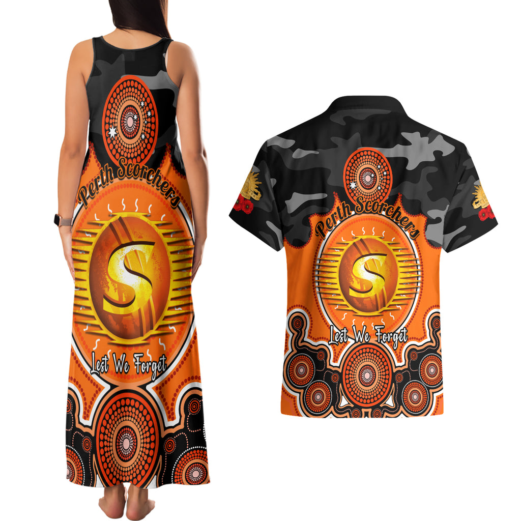 perth-scorchers-anzac-2024-couples-matching-tank-maxi-dress-and-hawaiian-shirt-lest-we-forget-poppy-mix-camouflage