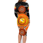 perth-scorchers-anzac-2024-family-matching-long-sleeve-bodycon-dress-and-hawaiian-shirt-lest-we-forget-poppy-mix-camouflage