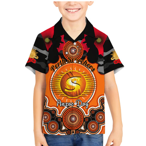 perth-scorchers-anzac-2024-family-matching-mermaid-dress-and-hawaiian-shirt-lest-we-forget-poppy-mix-camouflage