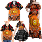 perth-scorchers-anzac-2024-family-matching-off-shoulder-maxi-dress-and-hawaiian-shirt-lest-we-forget-poppy-mix-camouflage
