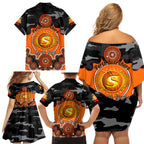 perth-scorchers-anzac-2024-family-matching-off-shoulder-short-dress-and-hawaiian-shirt-lest-we-forget-poppy-mix-camouflage