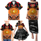perth-scorchers-anzac-2024-family-matching-puletasi-dress-and-hawaiian-shirt-lest-we-forget-poppy-mix-camouflage