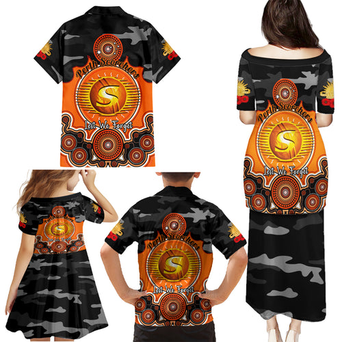perth-scorchers-anzac-2024-family-matching-puletasi-dress-and-hawaiian-shirt-lest-we-forget-poppy-mix-camouflage