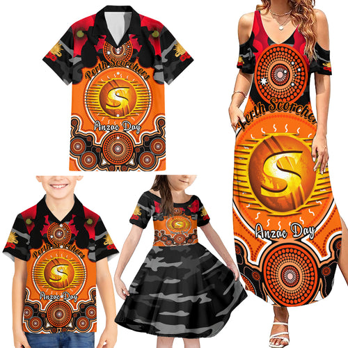 perth-scorchers-anzac-2024-family-matching-summer-maxi-dress-and-hawaiian-shirt-lest-we-forget-poppy-mix-camouflage