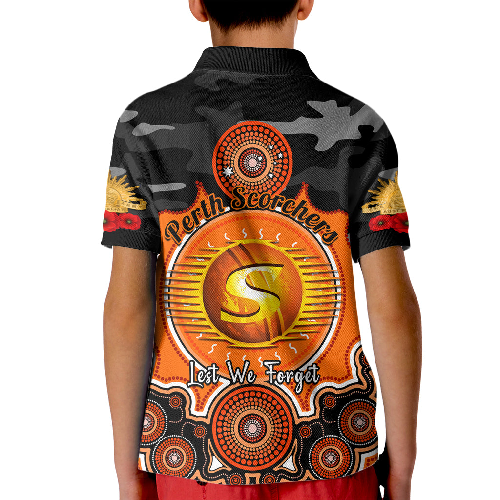 perth-scorchers-anzac-2024-kid-polo-shirt-lest-we-forget-poppy-mix-camouflage