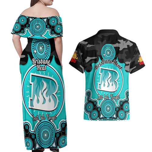brisbane-heat-anzac-2024-couples-matching-off-shoulder-maxi-dress-and-hawaiian-shirt-lest-we-forget-poppy-mix-camouflage