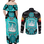 brisbane-heat-anzac-2024-couples-matching-off-shoulder-maxi-dress-and-long-sleeve-button-shirt-lest-we-forget-poppy-mix-camouflage