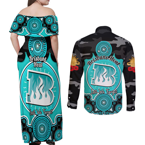 brisbane-heat-anzac-2024-couples-matching-off-shoulder-maxi-dress-and-long-sleeve-button-shirt-lest-we-forget-poppy-mix-camouflage