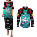 brisbane-heat-anzac-2024-couples-matching-puletasi-dress-and-long-sleeve-button-shirt-lest-we-forget-poppy-mix-camouflage