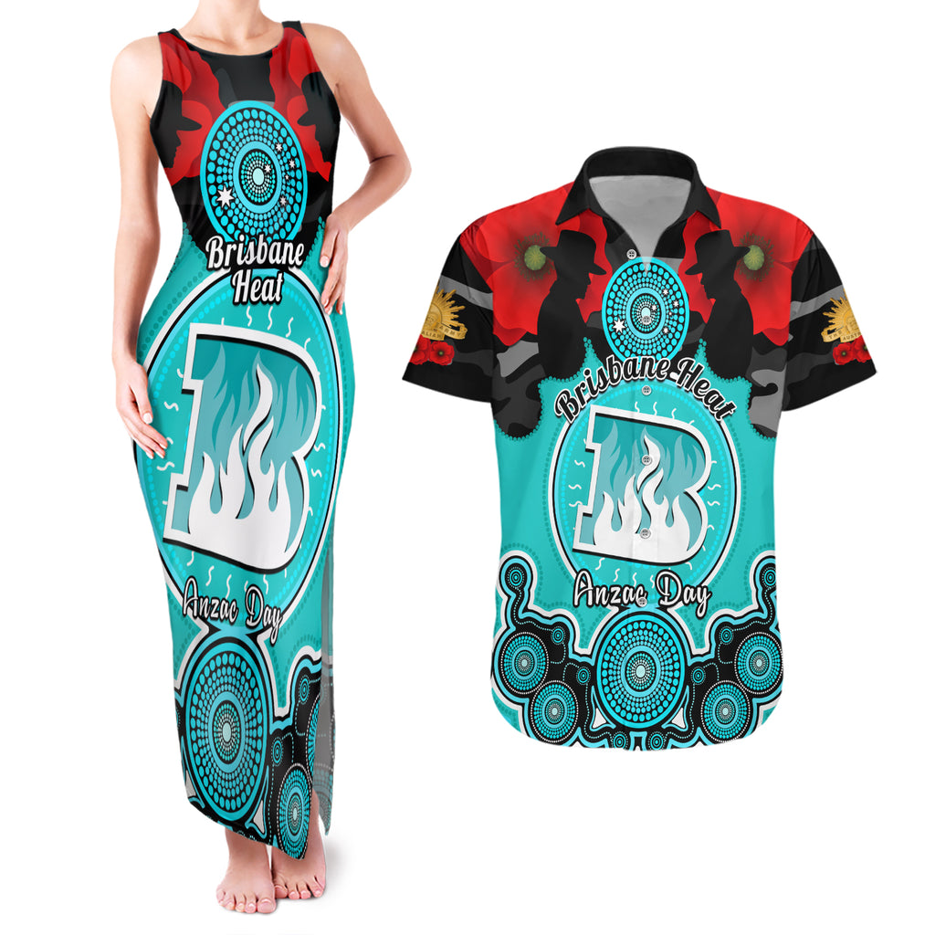 brisbane-heat-anzac-2024-couples-matching-tank-maxi-dress-and-hawaiian-shirt-lest-we-forget-poppy-mix-camouflage