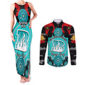 brisbane-heat-anzac-2024-couples-matching-tank-maxi-dress-and-long-sleeve-button-shirt-lest-we-forget-poppy-mix-camouflage