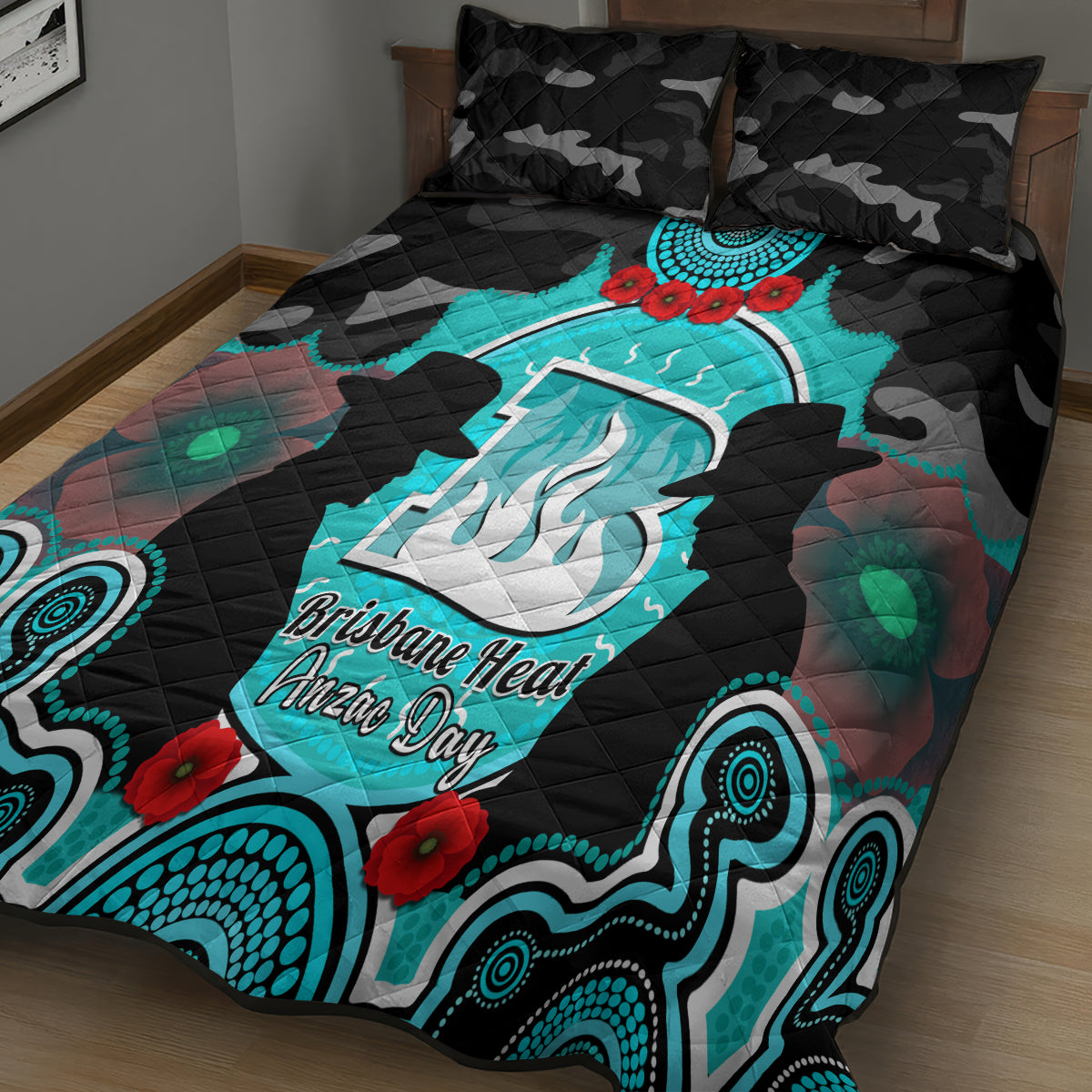 brisbane-heat-anzac-2024-quilt-bed-set-lest-we-forget-poppy-mix-camouflage