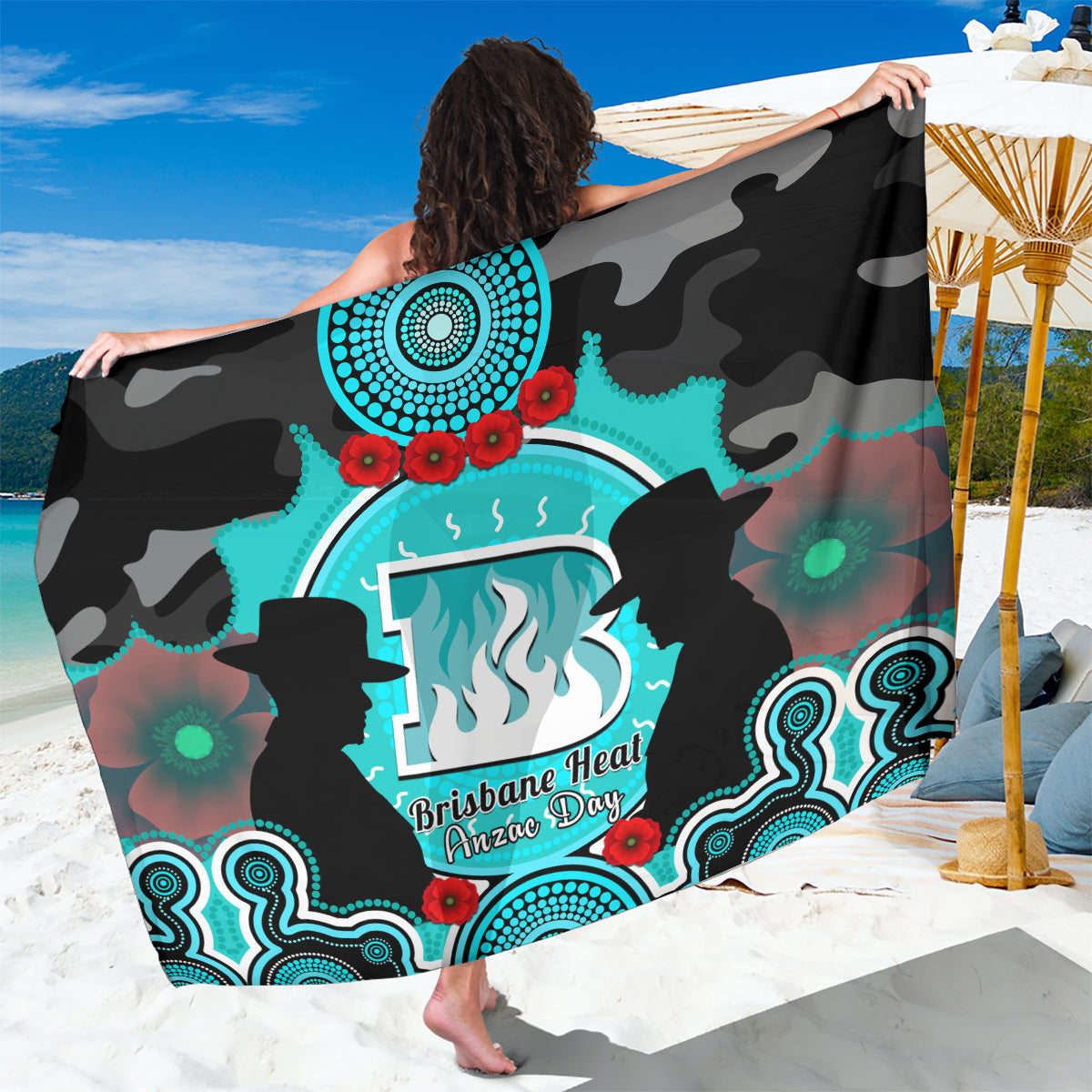 brisbane-heat-anzac-2024-sarong-lest-we-forget-poppy-mix-camouflage