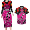sydney-sixers-anzac-2024-couples-matching-long-sleeve-bodycon-dress-and-hawaiian-shirt-lest-we-forget-poppy-mix-camouflage