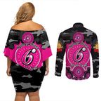 sydney-sixers-anzac-2024-couples-matching-off-shoulder-short-dress-and-long-sleeve-button-shirt-lest-we-forget-poppy-mix-camouflage