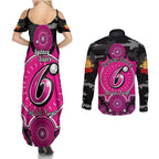 sydney-sixers-anzac-2024-couples-matching-summer-maxi-dress-and-long-sleeve-button-shirt-lest-we-forget-poppy-mix-camouflage