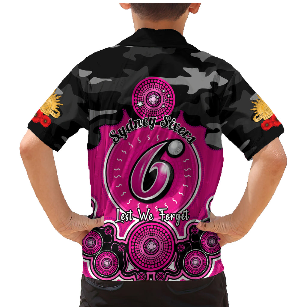 sydney-sixers-anzac-2024-family-matching-mermaid-dress-and-hawaiian-shirt-lest-we-forget-poppy-mix-camouflage
