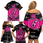 sydney-sixers-anzac-2024-family-matching-off-shoulder-short-dress-and-hawaiian-shirt-lest-we-forget-poppy-mix-camouflage