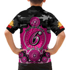 sydney-sixers-anzac-2024-family-matching-summer-maxi-dress-and-hawaiian-shirt-lest-we-forget-poppy-mix-camouflage