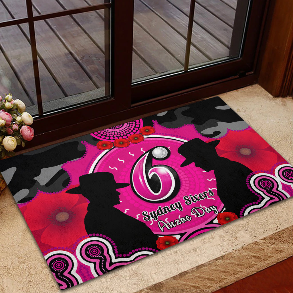 sydney-sixers-anzac-2024-rubber-doormat-lest-we-forget-poppy-mix-camouflage