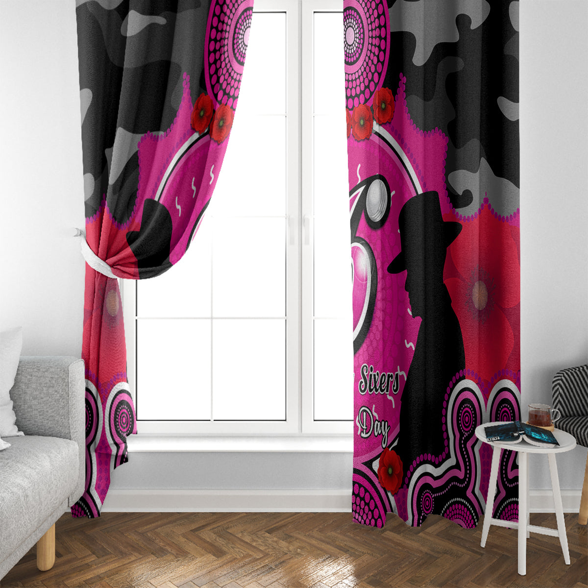 sydney-sixers-anzac-2024-window-curtain-lest-we-forget-poppy-mix-camouflage