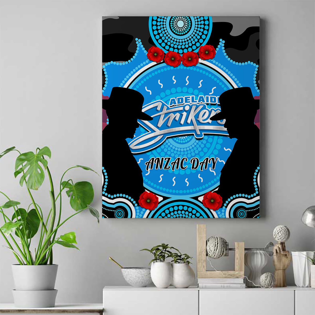 adelaide-strikers-anzac-2024-canvas-wall-art-lest-we-forget-poppy-mix-camouflage