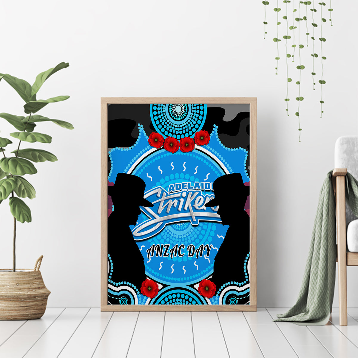 adelaide-strikers-anzac-2024-canvas-wall-art-lest-we-forget-poppy-mix-camouflage