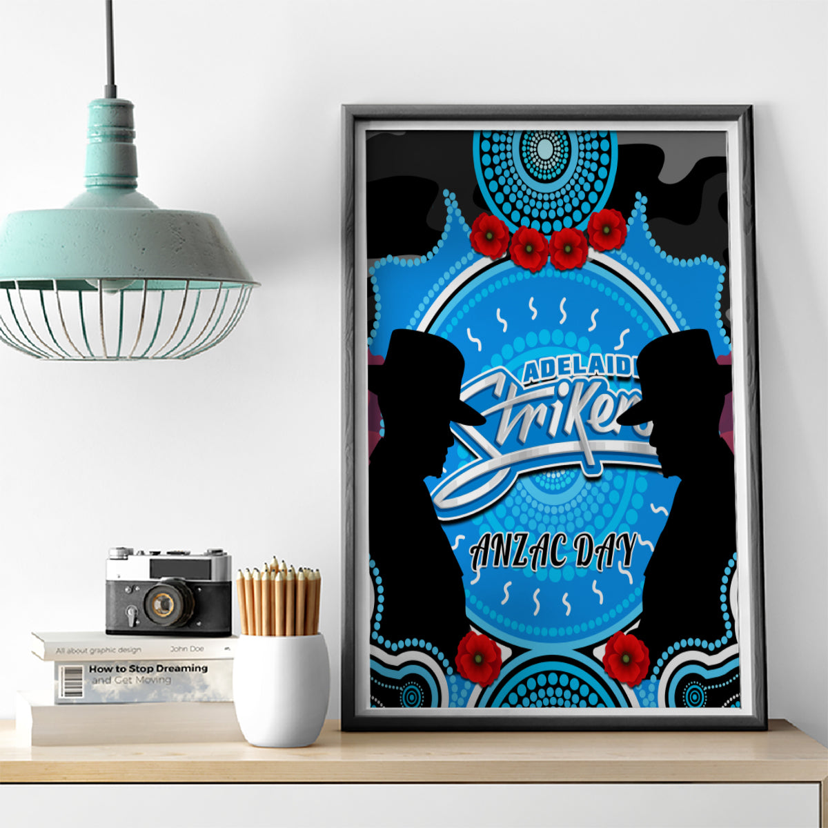 adelaide-strikers-anzac-2024-canvas-wall-art-lest-we-forget-poppy-mix-camouflage