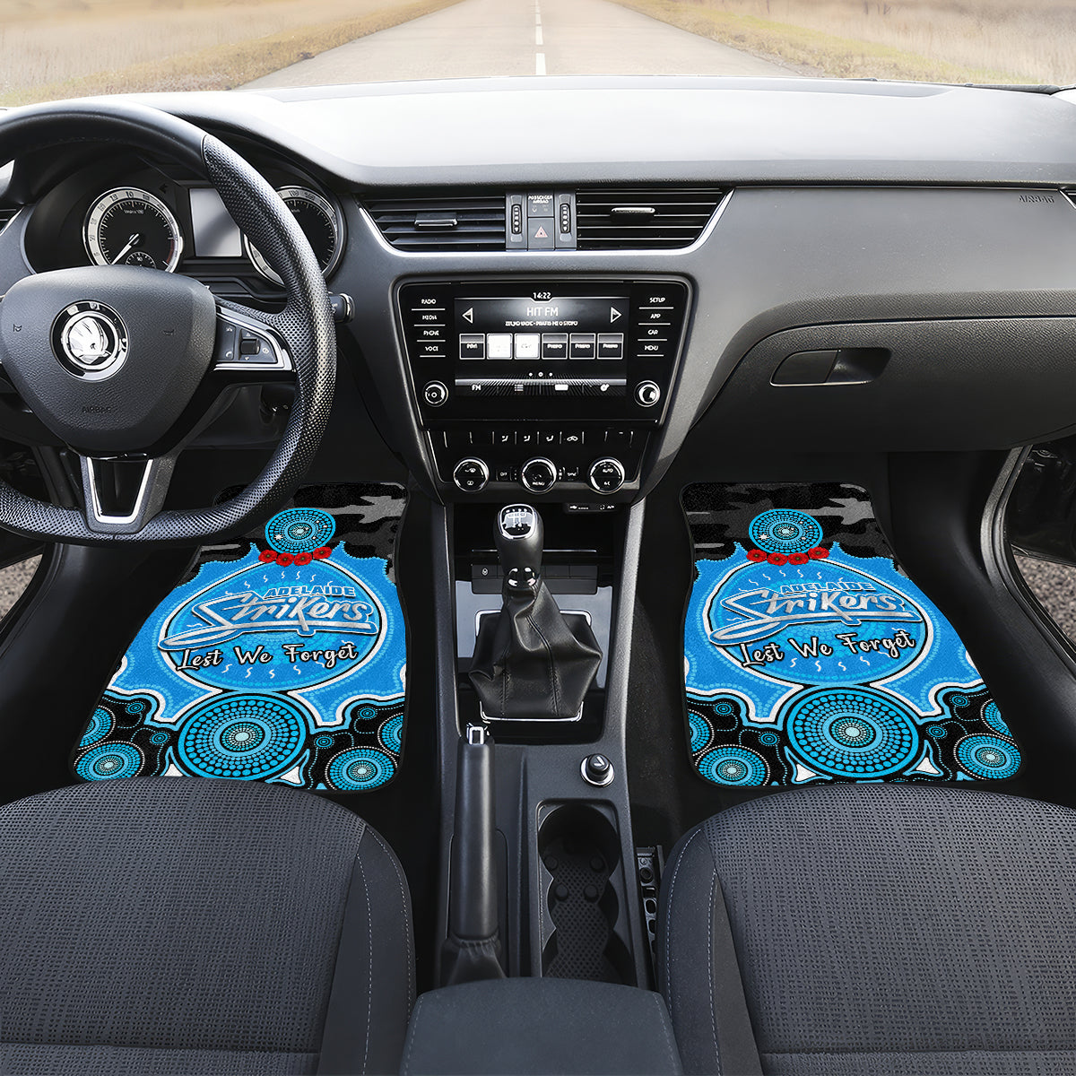 adelaide-strikers-anzac-2024-car-mats-lest-we-forget-poppy-mix-camouflage