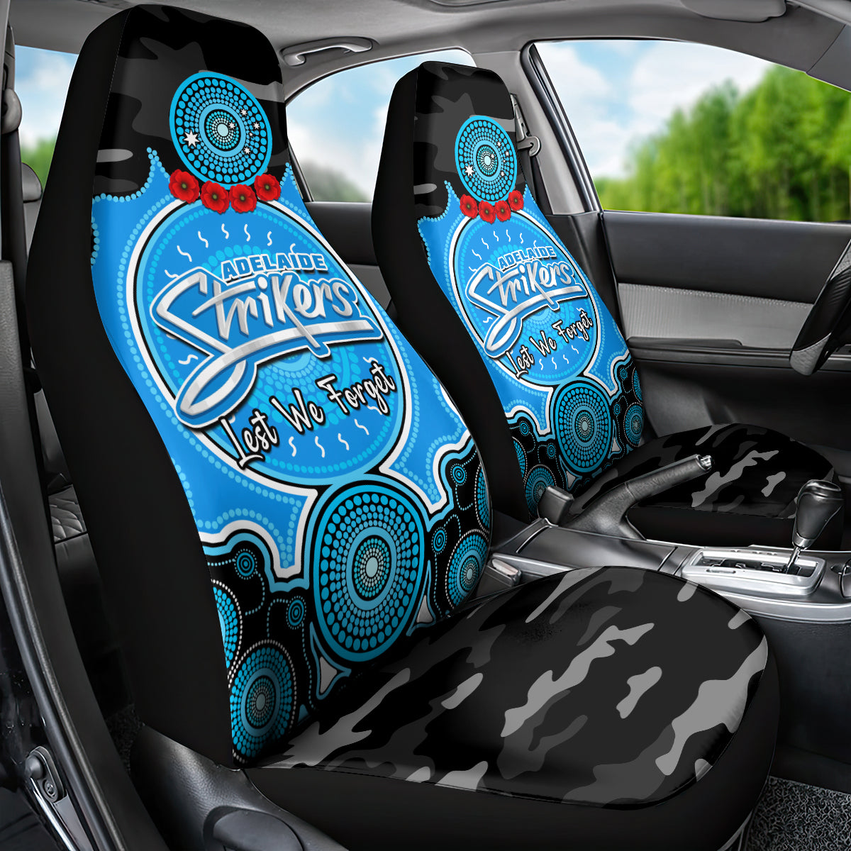 adelaide-strikers-anzac-2024-car-seat-cover-lest-we-forget-poppy-mix-camouflage