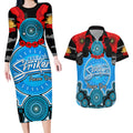 adelaide-strikers-anzac-2024-couples-matching-long-sleeve-bodycon-dress-and-hawaiian-shirt-lest-we-forget-poppy-mix-camouflage