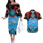 adelaide-strikers-anzac-2024-couples-matching-off-the-shoulder-long-sleeve-dress-and-hawaiian-shirt-lest-we-forget-poppy-mix-camouflage