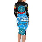 adelaide-strikers-anzac-2024-family-matching-long-sleeve-bodycon-dress-and-hawaiian-shirt-lest-we-forget-poppy-mix-camouflage