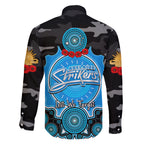 adelaide-strikers-anzac-2024-family-matching-short-sleeve-bodycon-dress-and-hawaiian-shirt-lest-we-forget-poppy-mix-camouflage