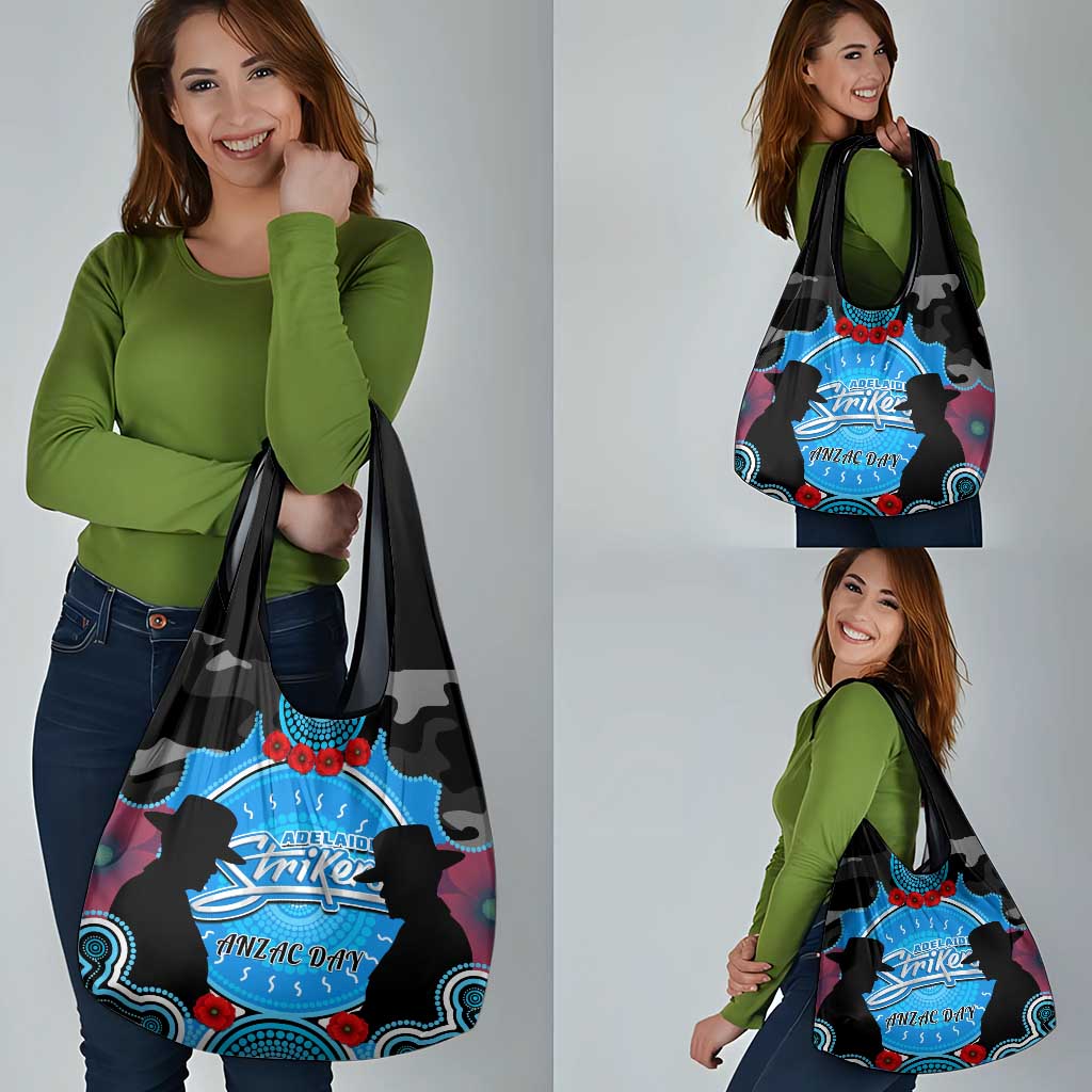 Adelaide Strikers ANZAC 2024 Grocery Bag Lest We Forget Poppy Mix Camouflage