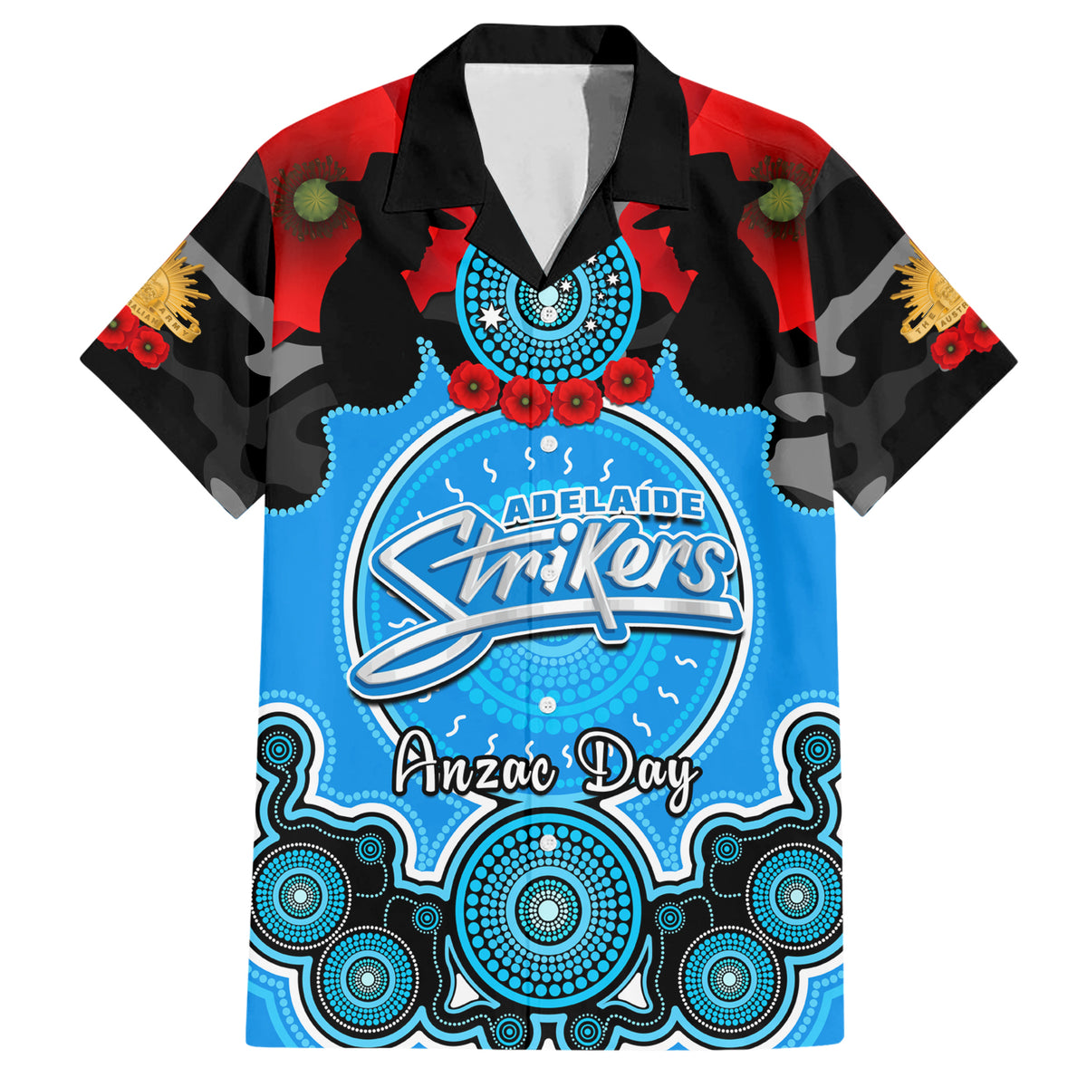 adelaide-strikers-anzac-2024-hawaiian-shirt-lest-we-forget-poppy-mix-camouflage