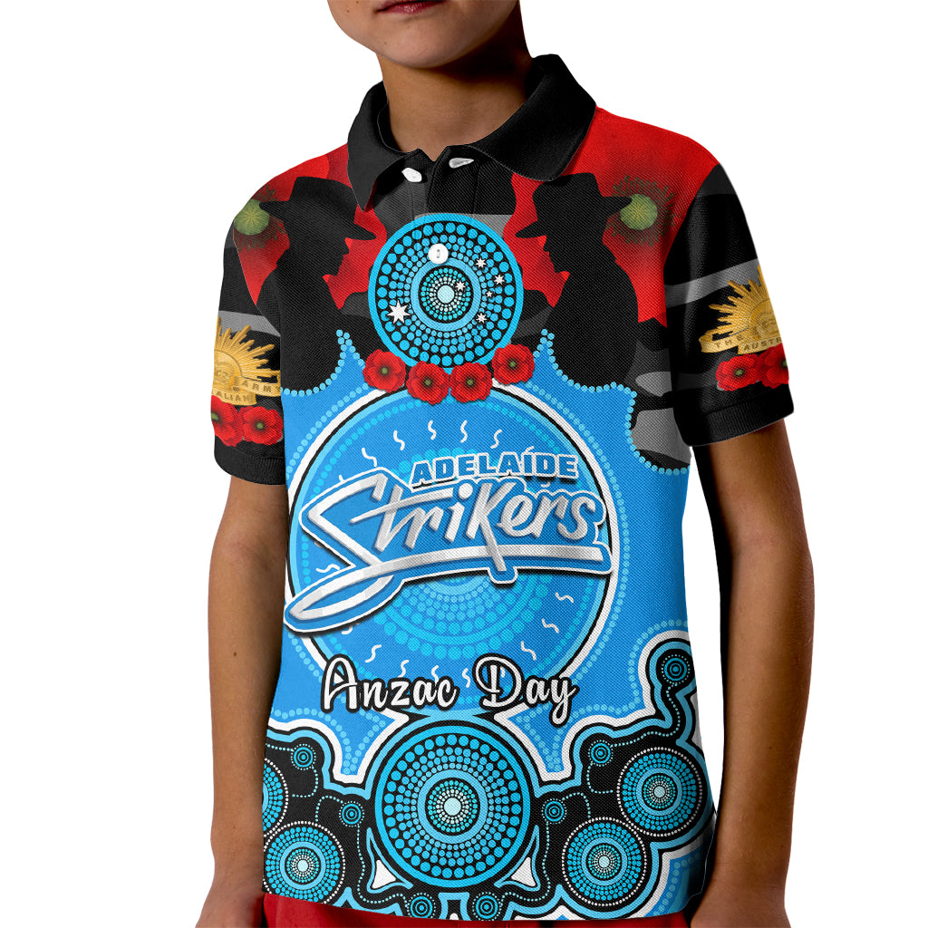 adelaide-strikers-anzac-2024-kid-polo-shirt-lest-we-forget-poppy-mix-camouflage