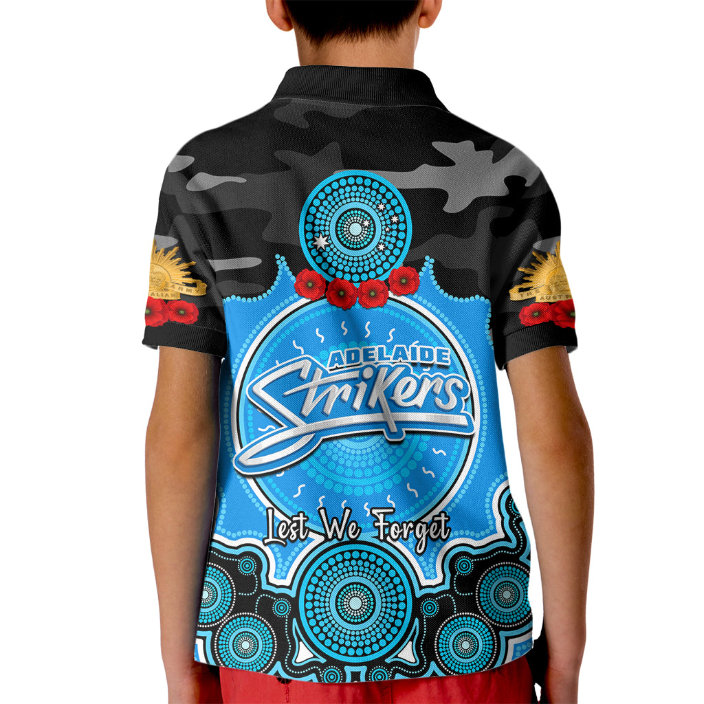 adelaide-strikers-anzac-2024-kid-polo-shirt-lest-we-forget-poppy-mix-camouflage