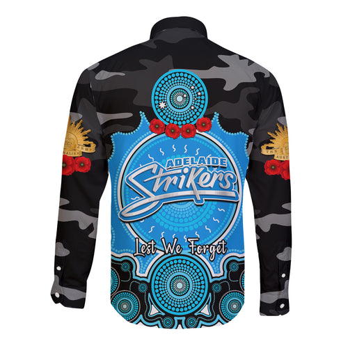 adelaide-strikers-anzac-2024-long-sleeve-button-shirt-lest-we-forget-poppy-mix-camouflage