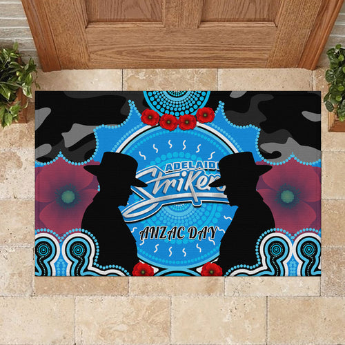 adelaide-strikers-anzac-2024-rubber-doormat-lest-we-forget-poppy-mix-camouflage