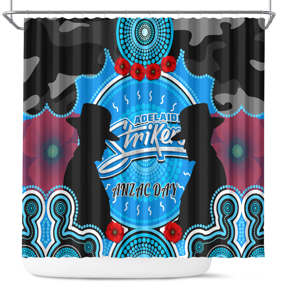 adelaide-strikers-anzac-2024-shower-curtain-lest-we-forget-poppy-mix-camouflage