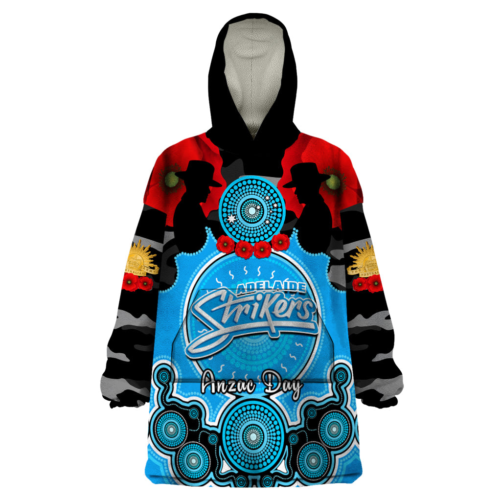 adelaide-strikers-anzac-2024-wearable-blanket-hoodie-lest-we-forget-poppy-mix-camouflage